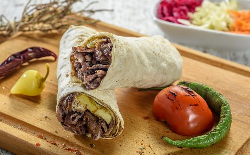 Et Döner Lavaş Dürüm+Ayran